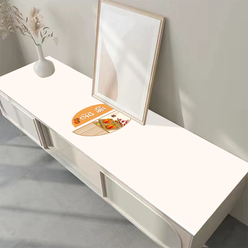 轻奢简约风餐边柜桌垫可裁剪玄关鞋柜电视柜台面保护防水防油