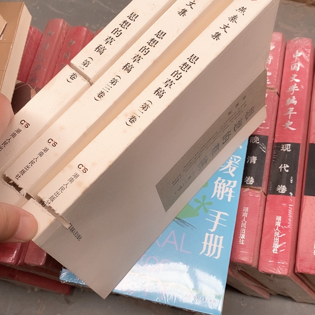 瑕疵锯口  思想的草稿  共3册