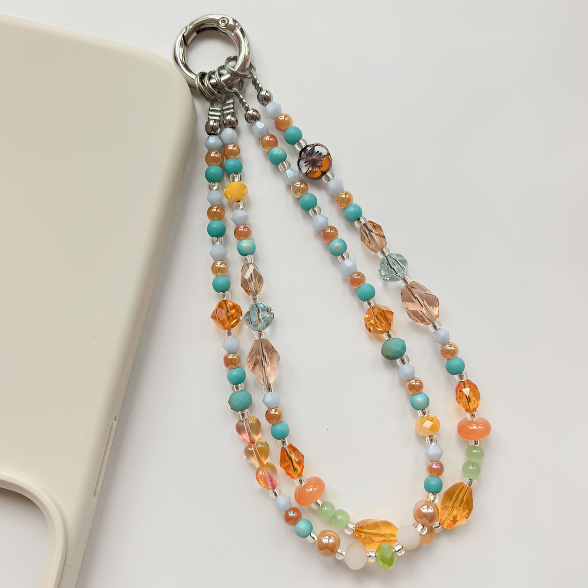 【H002】百搭简约手机链diy装饰配件实用钥匙扣手机挂