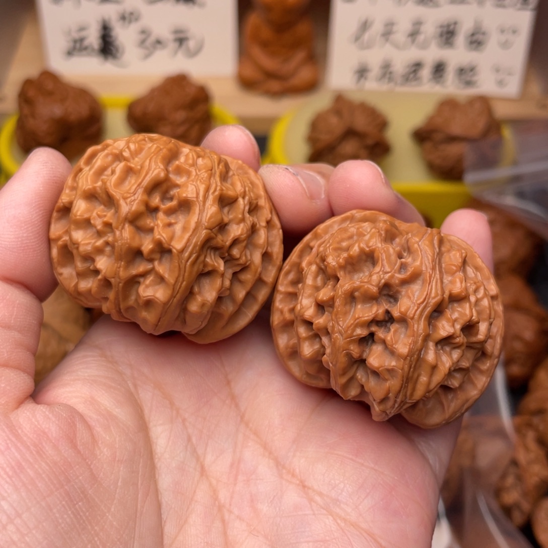 文玩核桃把件苹果40