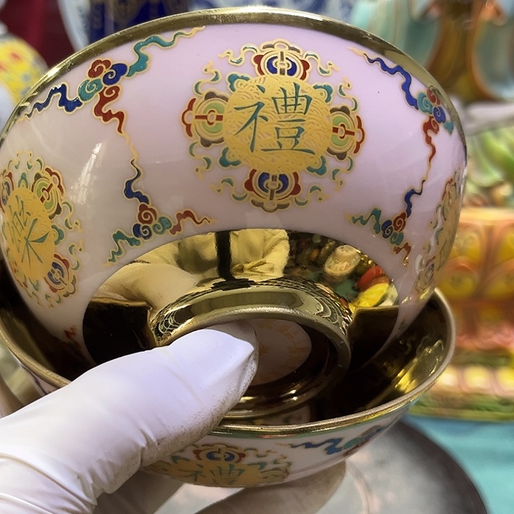 盖碗摆件摆件摆件创意