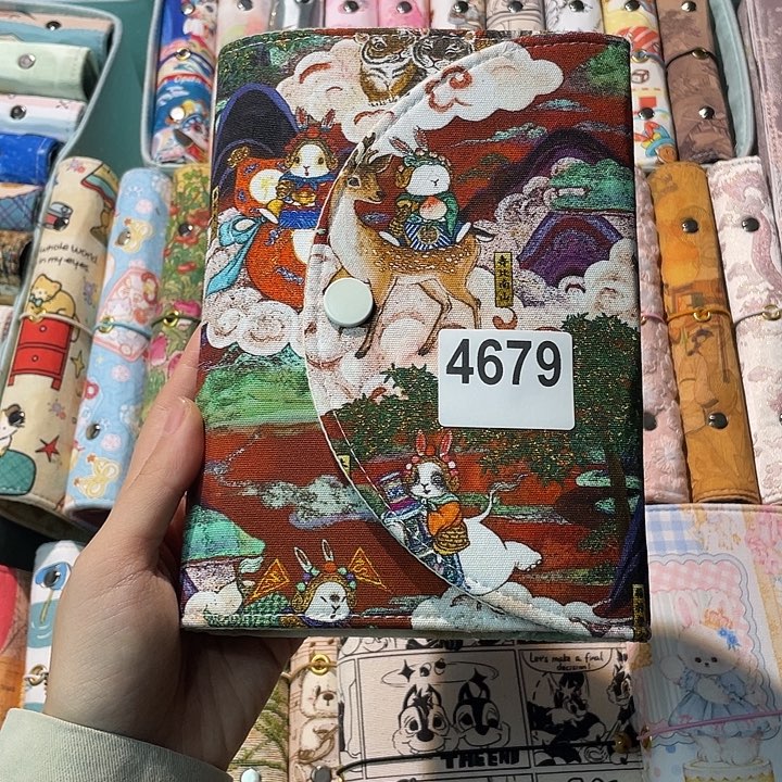 织绣A6活页不加纸4679