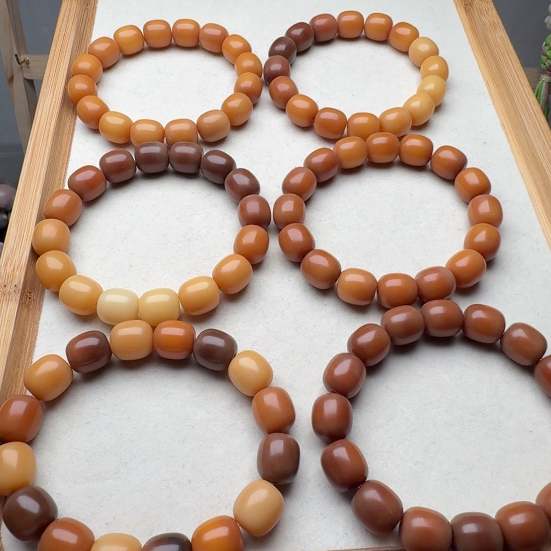 菩提根/象牙果手串卡13干磨小年糕