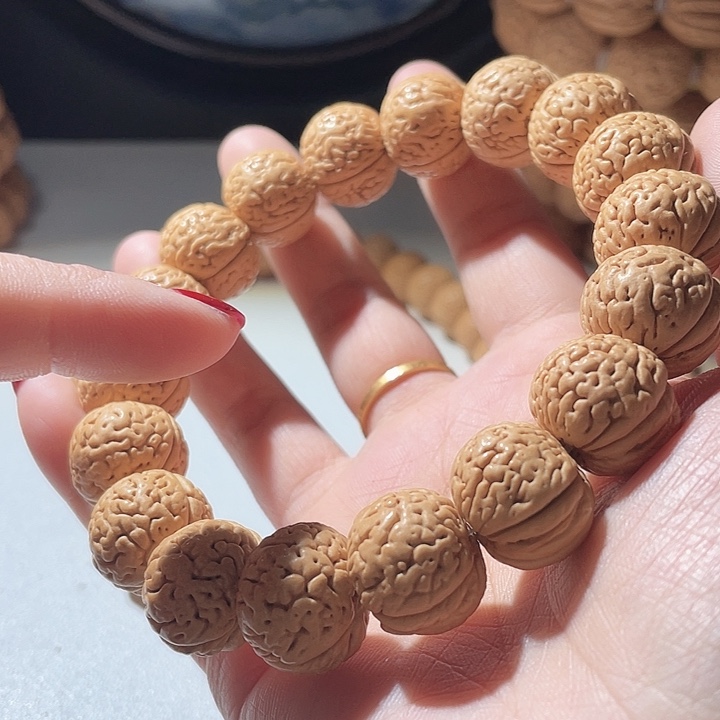 感***心吊坠桃核桃核手串玲珑塔15