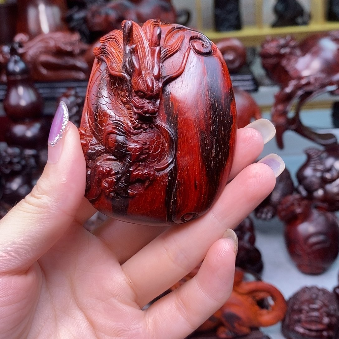 手串/手链小叶紫檀龙手把