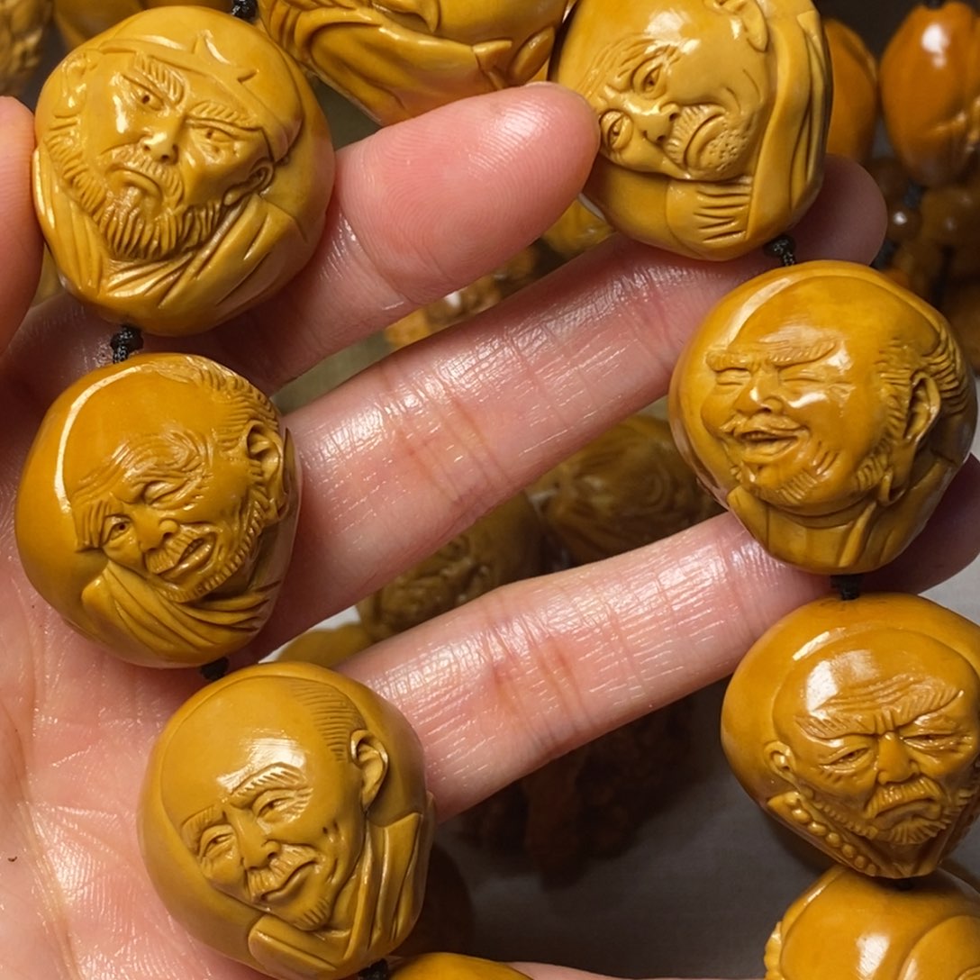橄榄核手串/手链浮雕罗汉