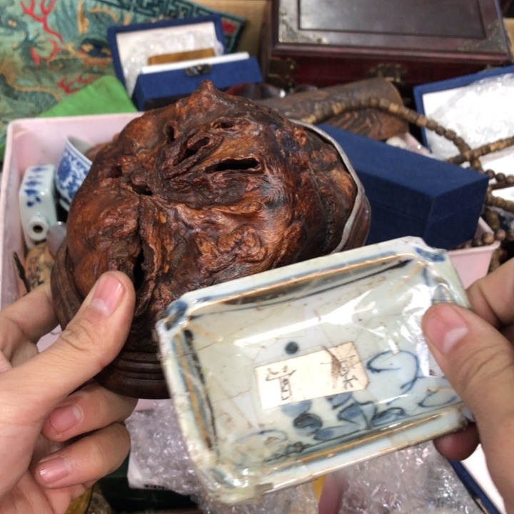 陶瓷孤品单件车里拍