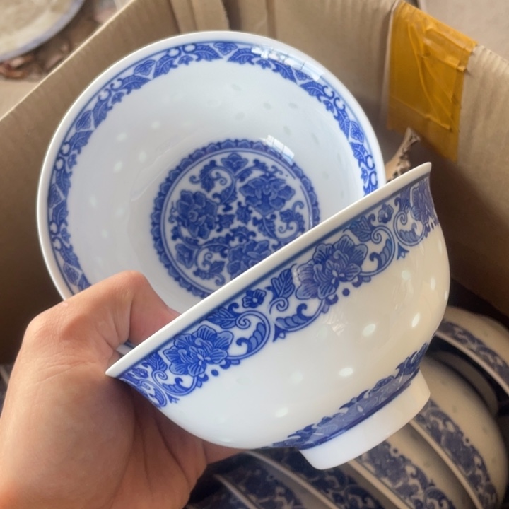 碗瓷景德镇高温细白瓷餐具