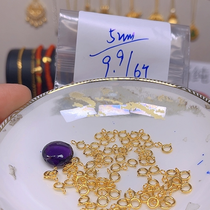 紫晶颈饰银S925镶嵌紫晶925镶嵌87