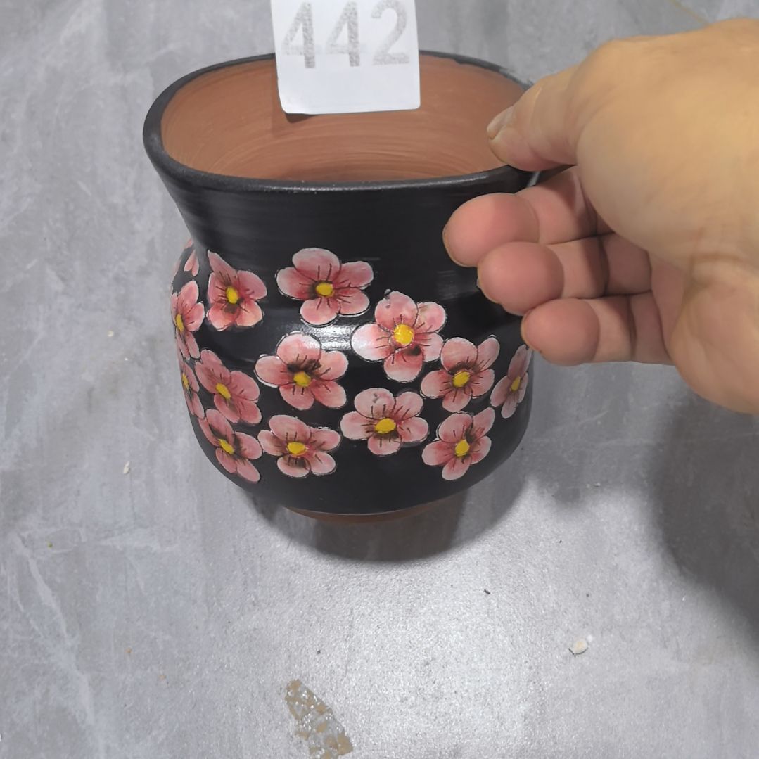 红泥花盆景德镇花盆