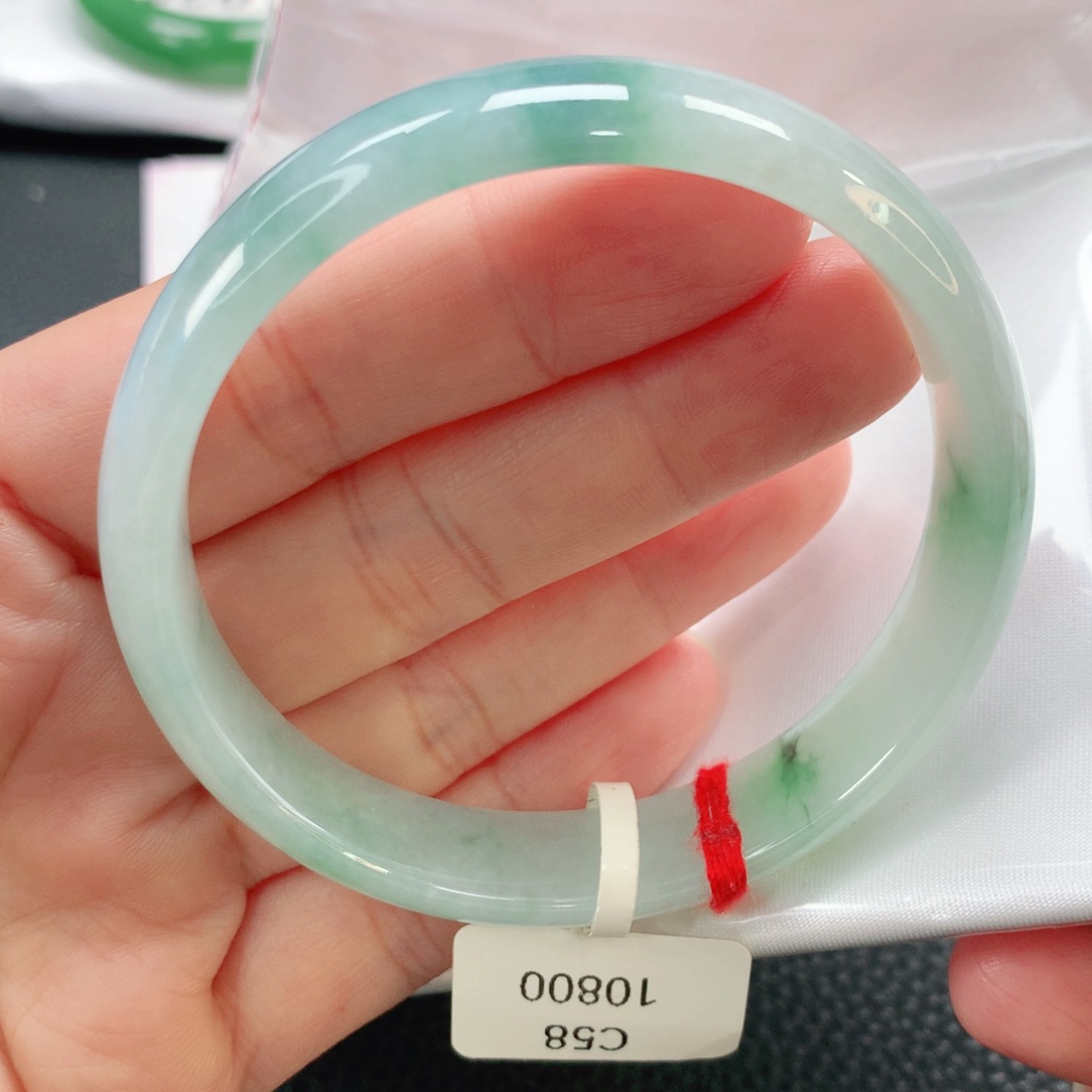 未镶嵌手镯翡翠58正