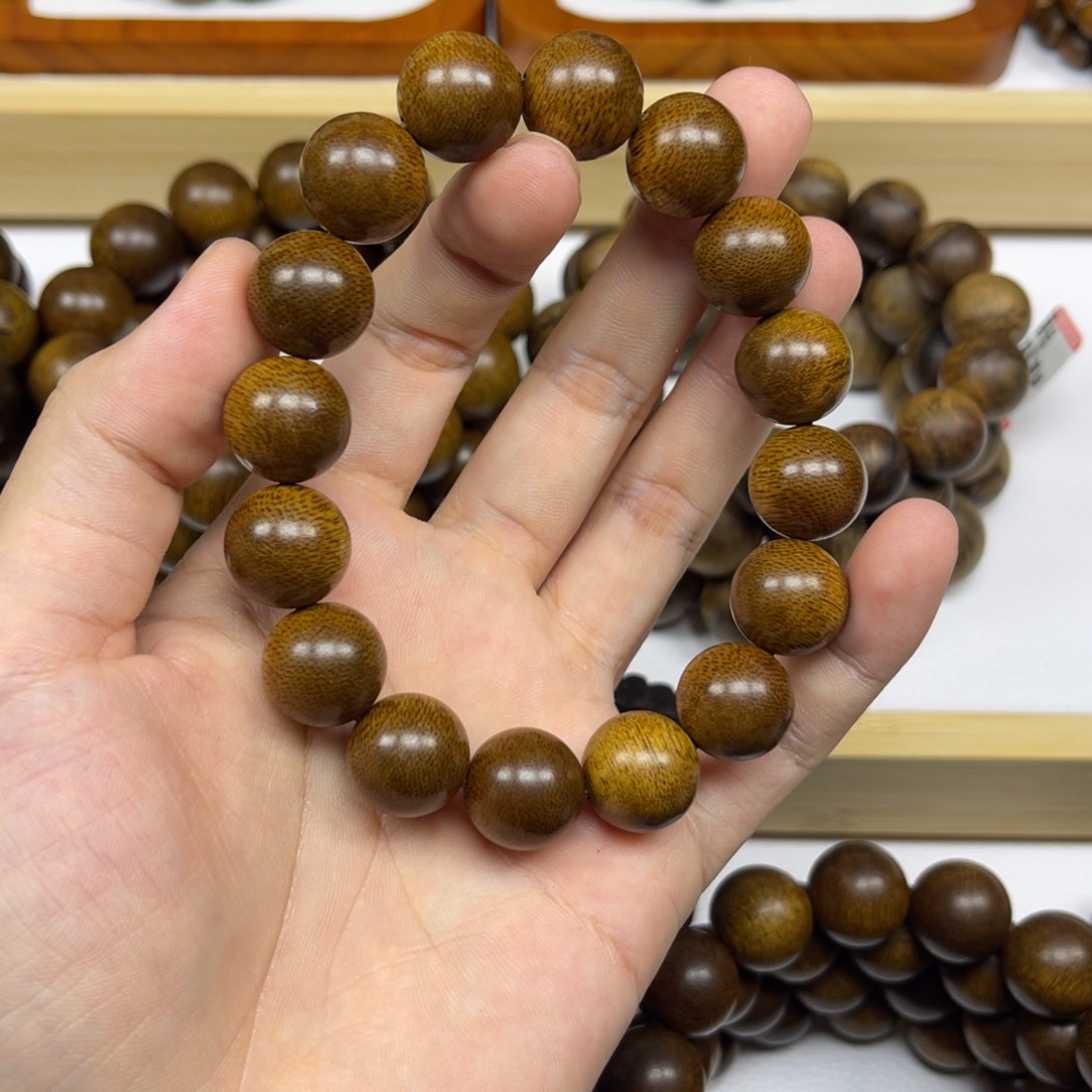 月***泉手串沉香越南芽庄黄棋楠1.4