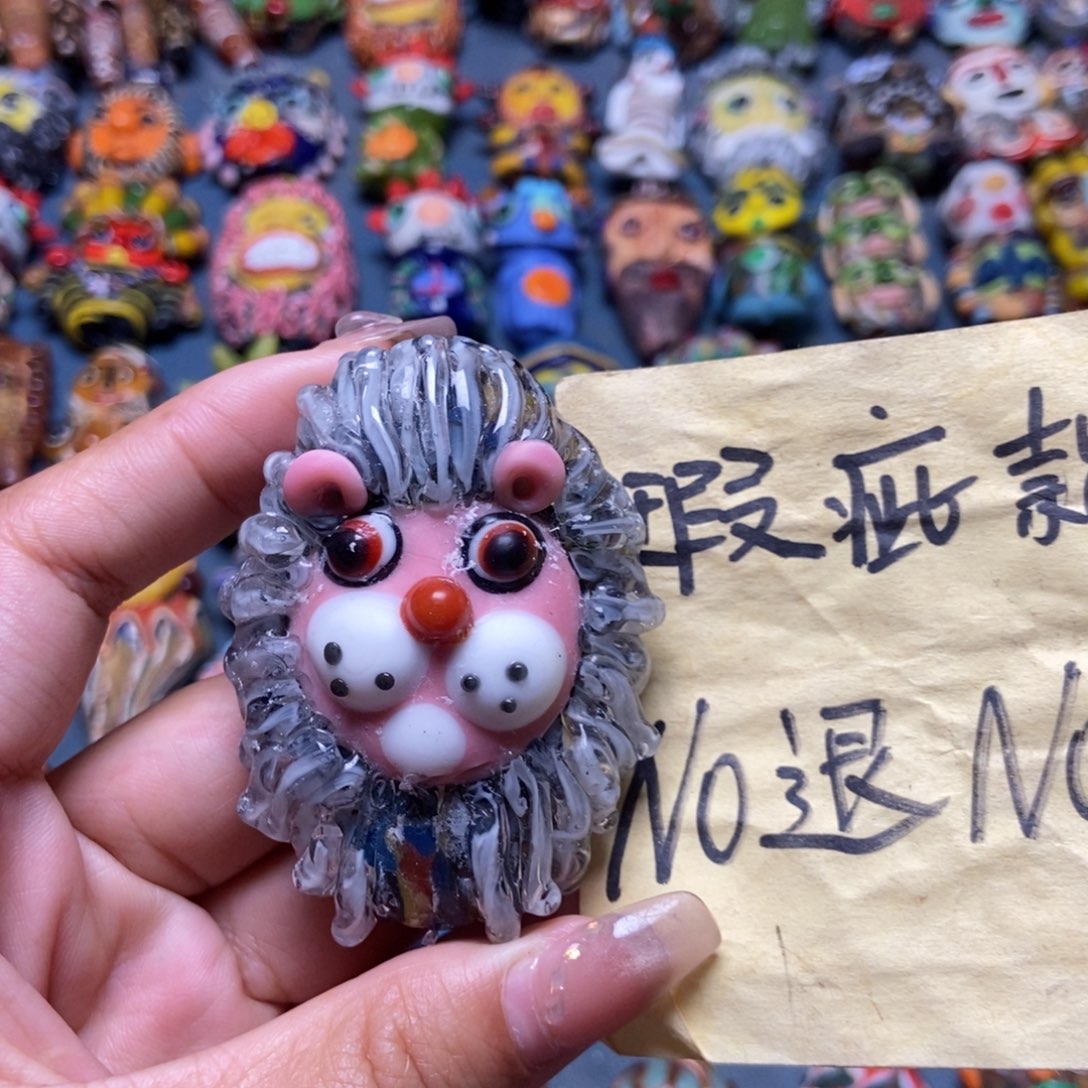 玻璃颈饰印度尼西亚微瑕no退换