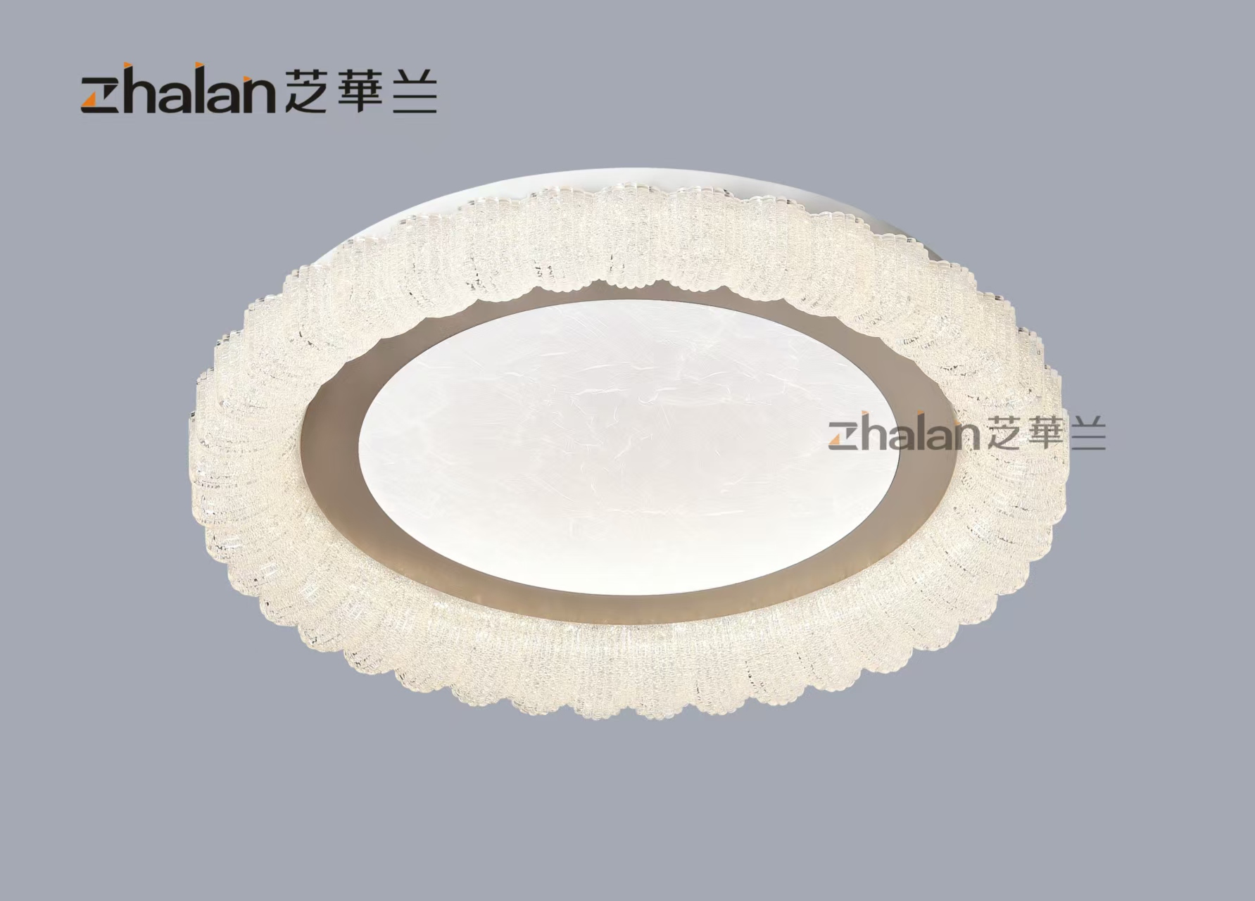 创意一帘幽梦简约阳台餐厅家用大气吸顶卧室灯个性中山圆形房间