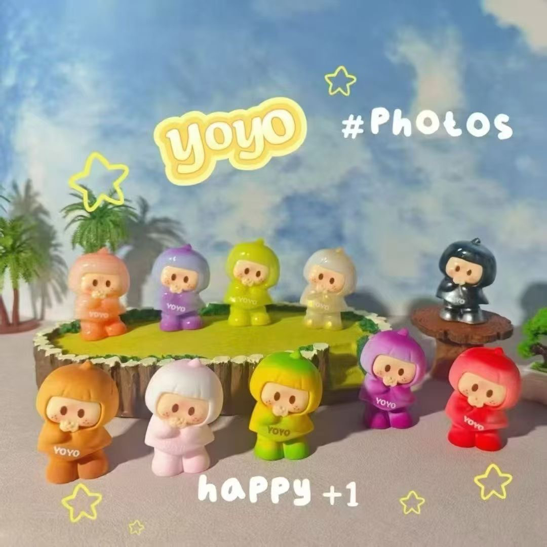 【九宫格】 yo-yo酱 可爱女孩手工diy摆件 