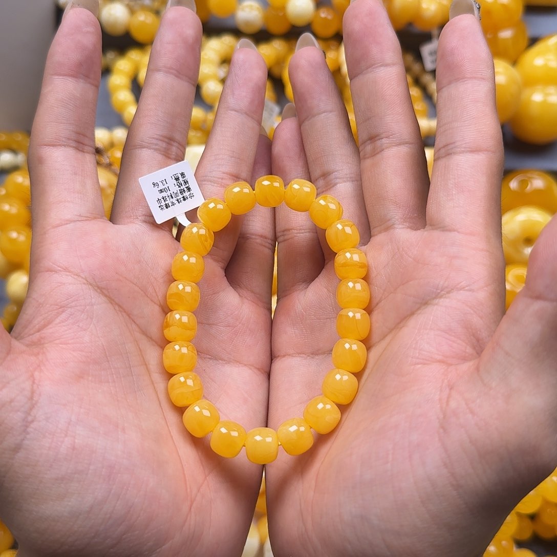 未镶嵌蜜蜡珠宝奇石同料10mm