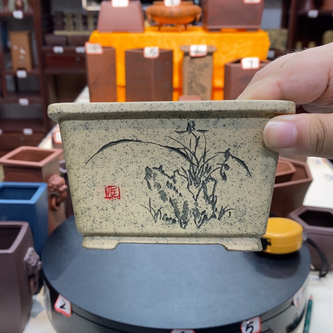 紫砂花盆紫砂10.5/6