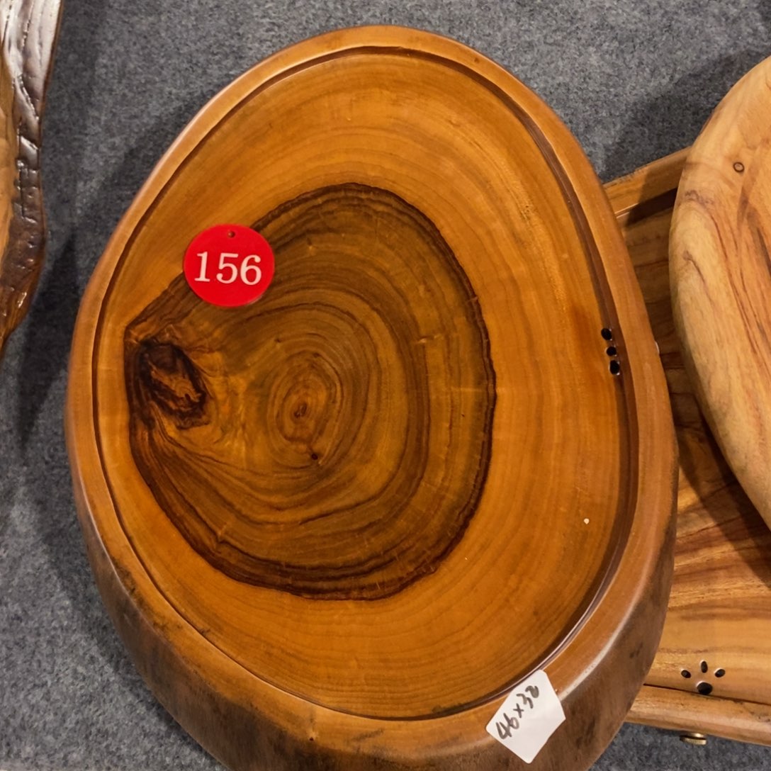 苍**粟香樟木随形茶盘