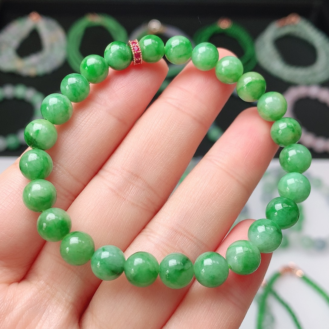 翡翠未镶嵌手链翡翠