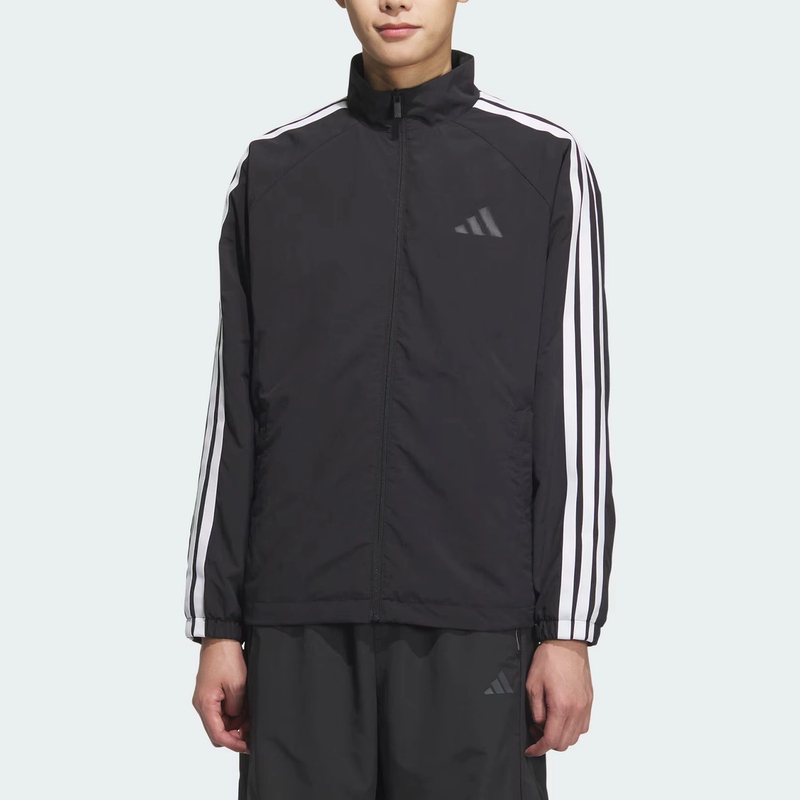 adidas/阿迪达斯男子春季户外运动插肩袖休闲宽松夹克外套KC3892
