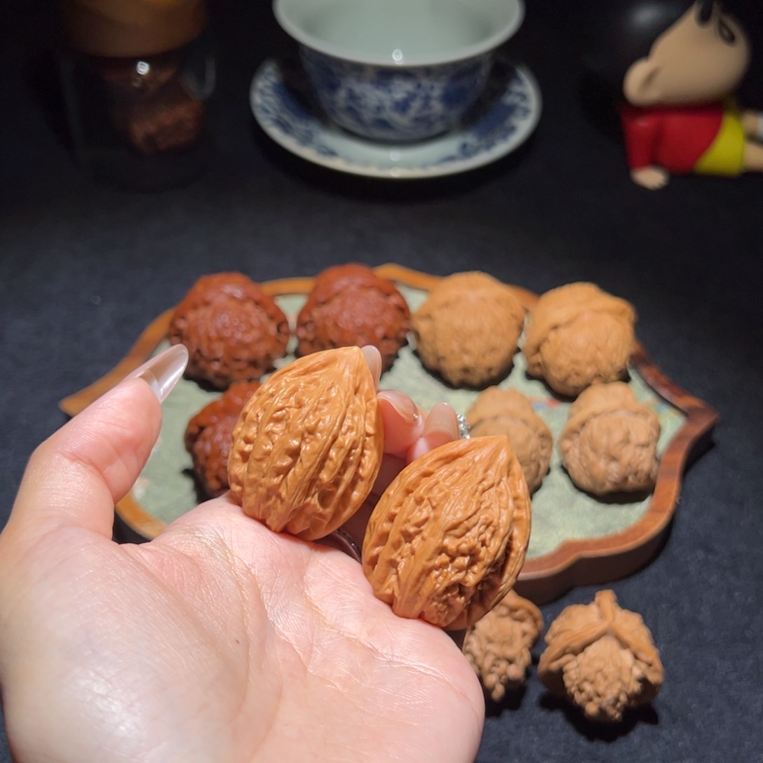 文玩核桃把件32鸭嘴