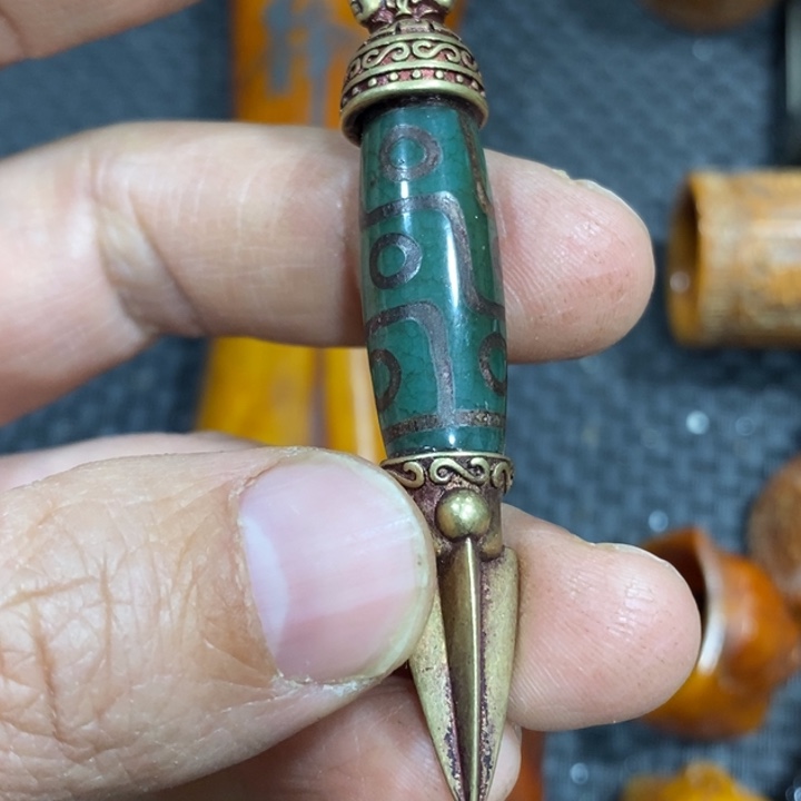 滴血莲花菩提吊坠