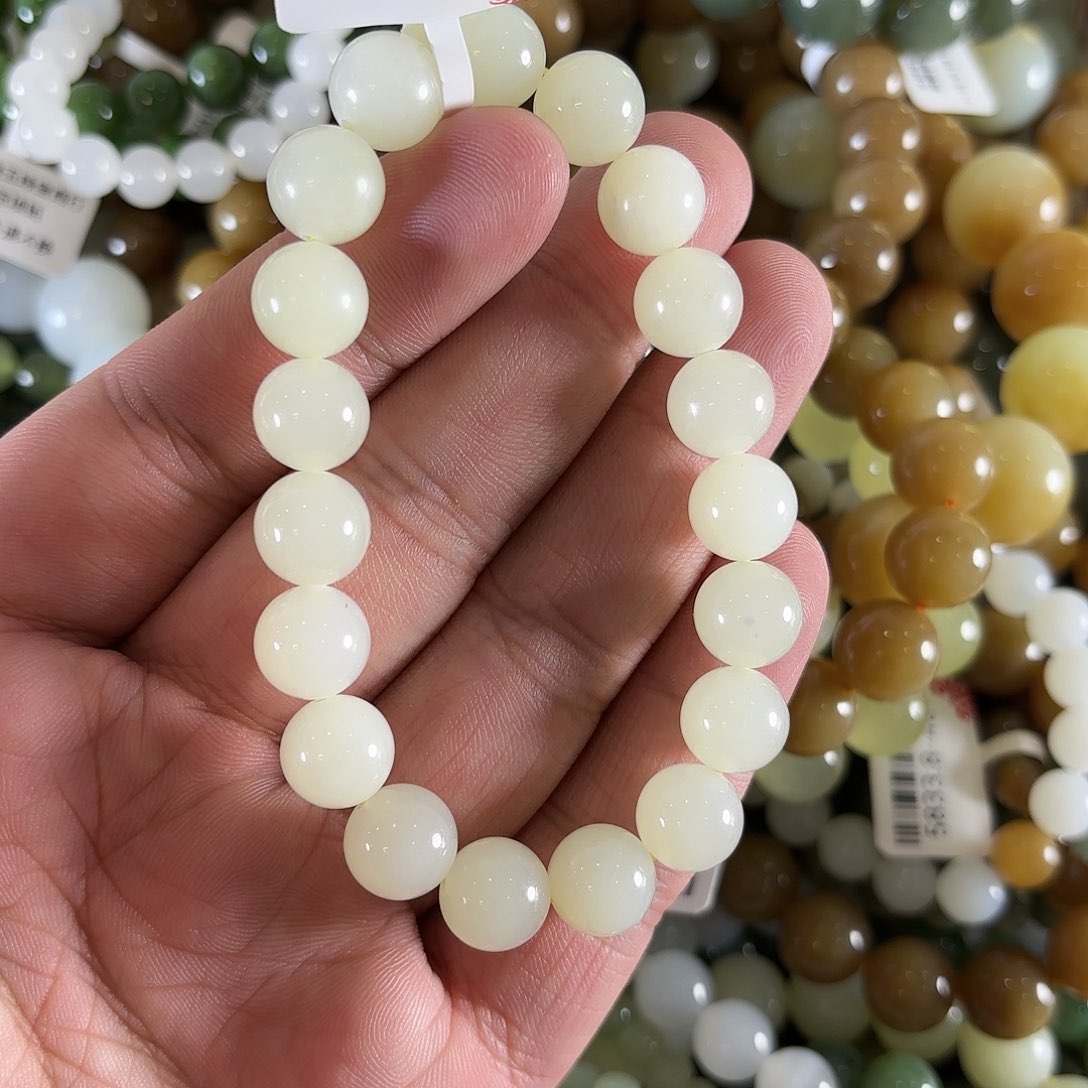 和田玉手链未镶嵌W164