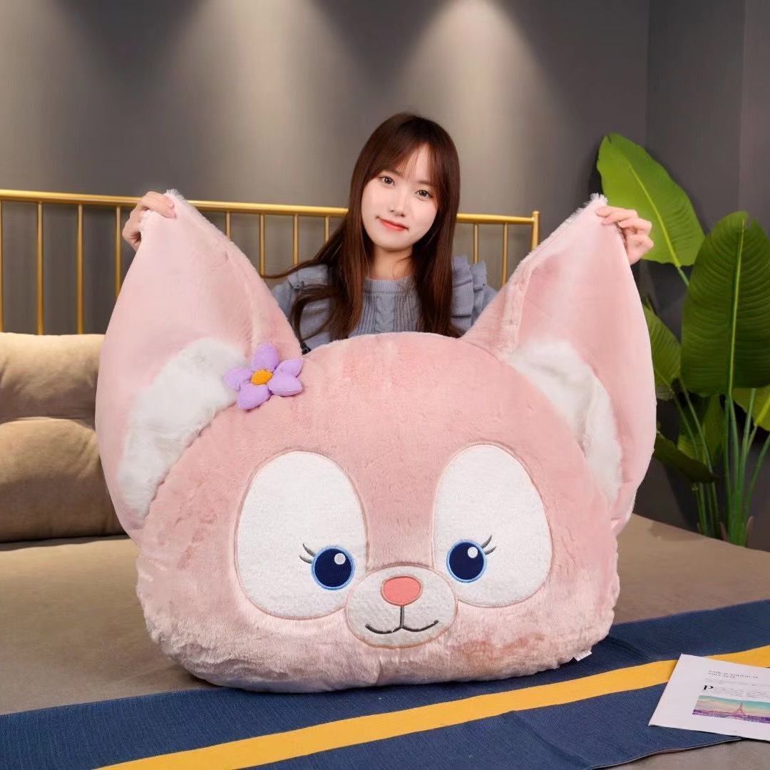 网红卡通可爱狐狸贝儿抱枕靠垫可爱毛绒公仔玩偶女生礼物