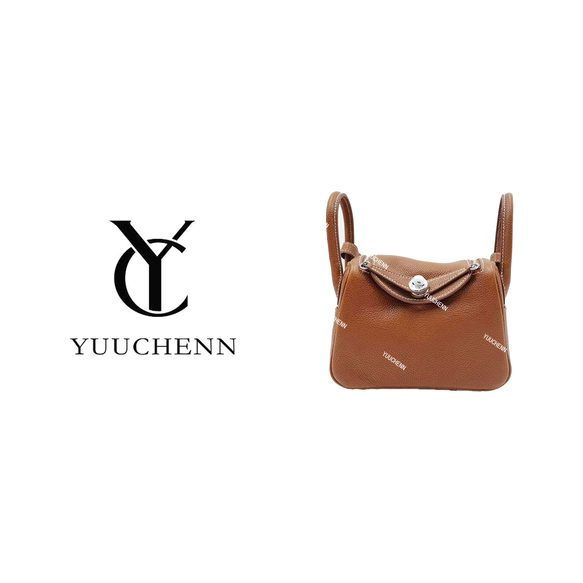 YUUCHENN/19cm原创设计高定真皮包 HH2397
