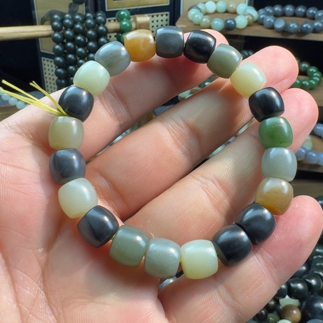 和田玉手链未镶嵌