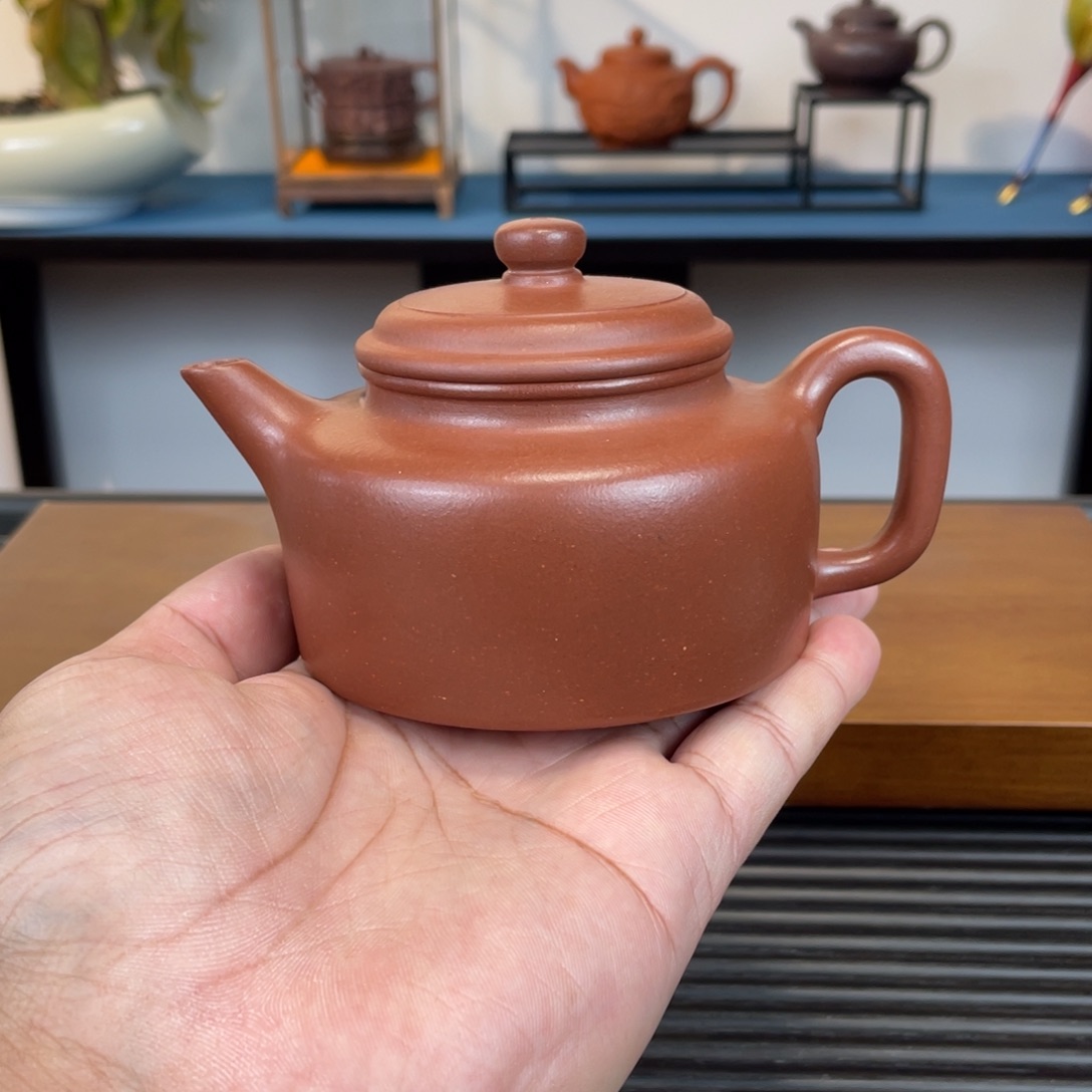 紫砂茶壶中槽青德钟200cc