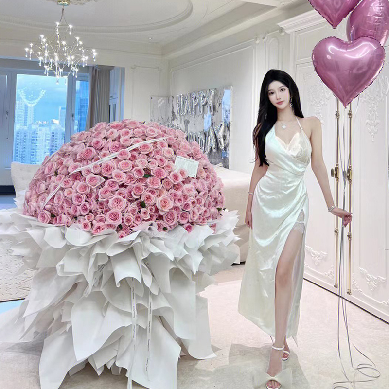 浪漫求婚玫瑰520/199/99朵玫瑰花束情人节鲜花生日订购同城配送