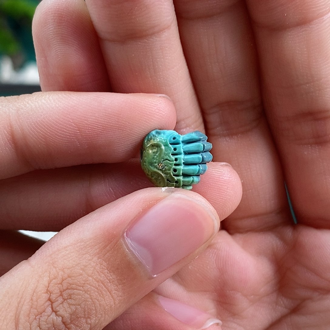 绿松石珠宝奇石未镶嵌