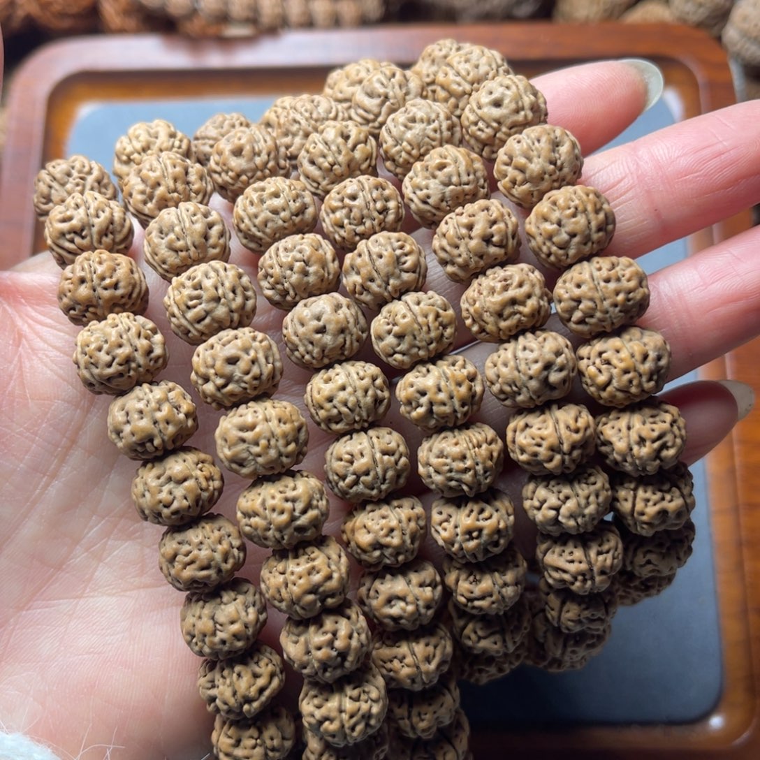 菩提籽类27号金刚菩提纯血老树王手持1.2mm