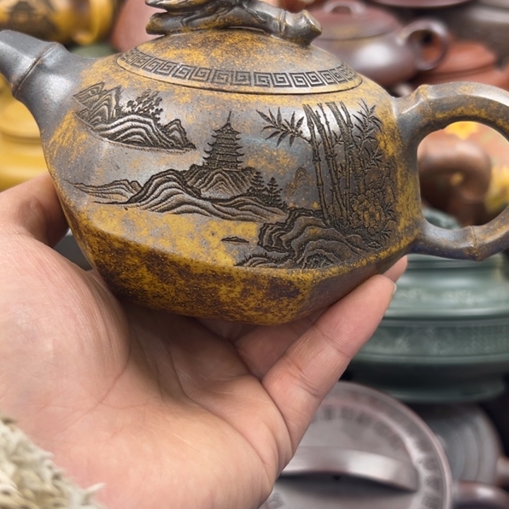 紫砂茶壶没有底章