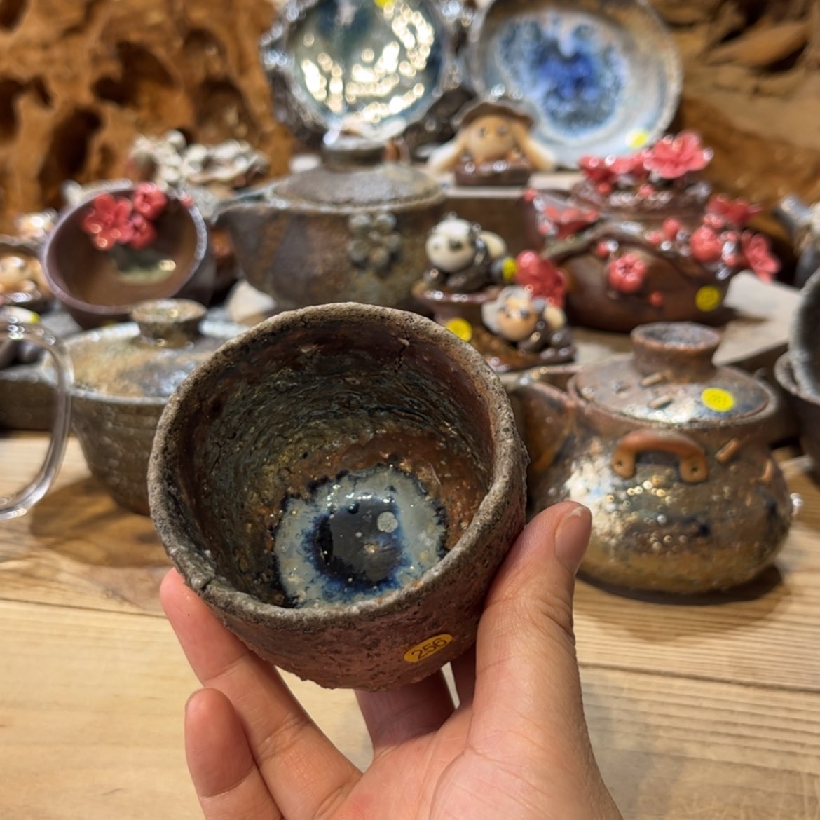 【闪购商品】柴烧茶具手工茶杯256