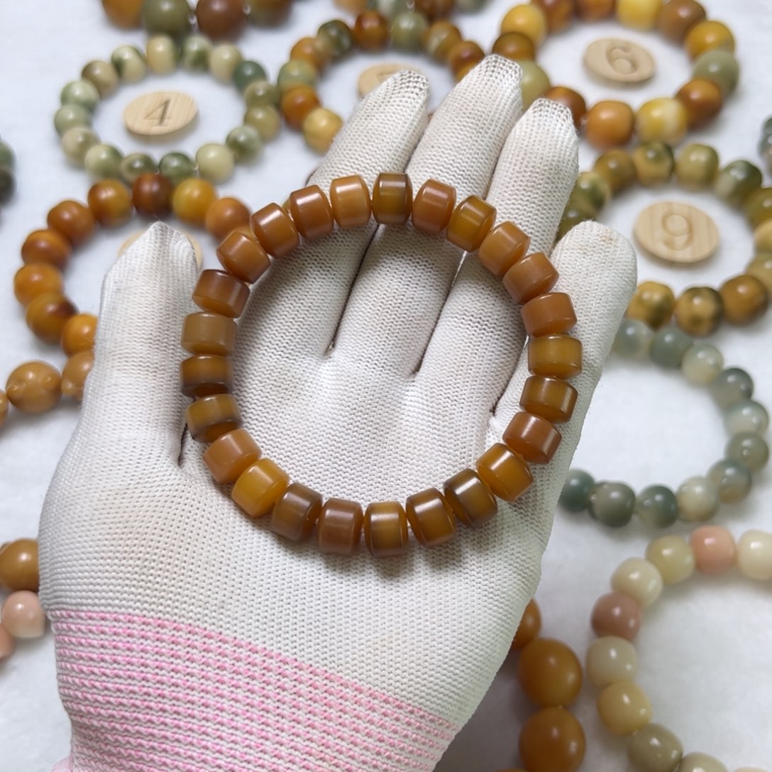 菩提根/象牙果吊坠卡10金轮