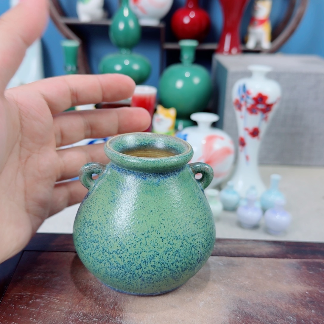 陶瓷手工小花器摆件