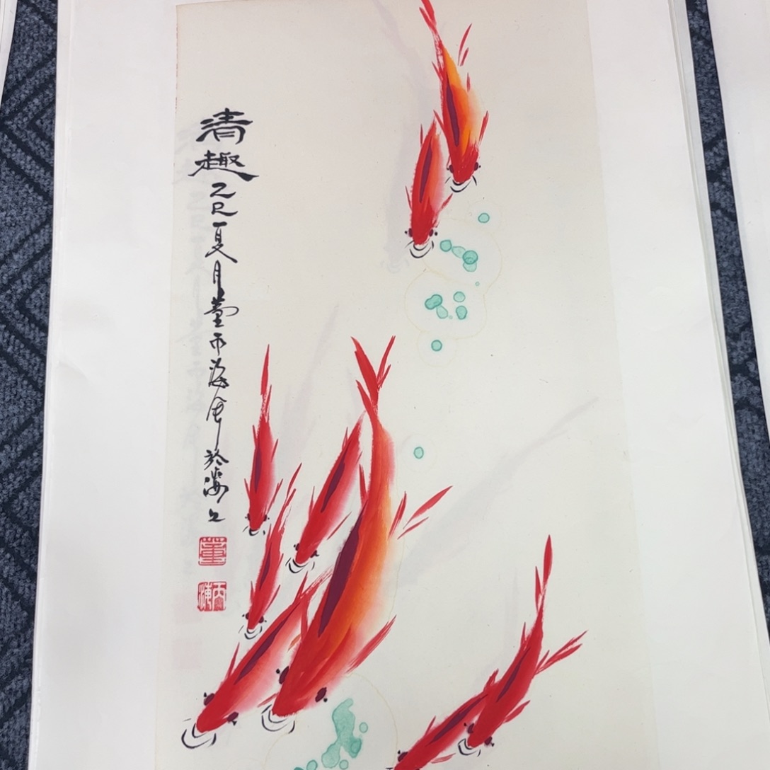 国画四尺四开花鸟s