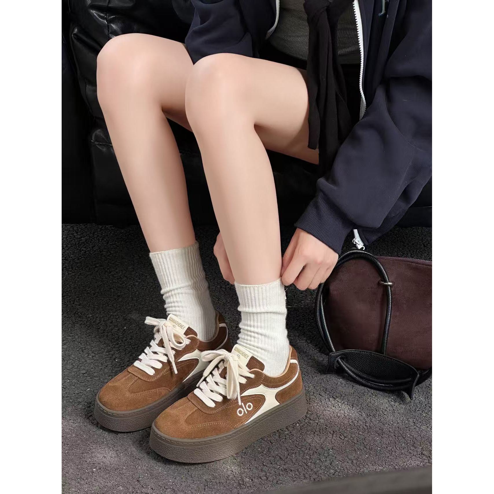 新款韩版简约拼色百搭时尚休闲鞋X3070-1