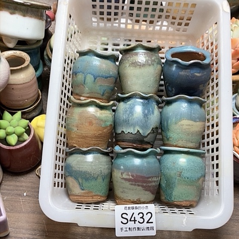 紫砂花盆432微瑕品口径3.5左右