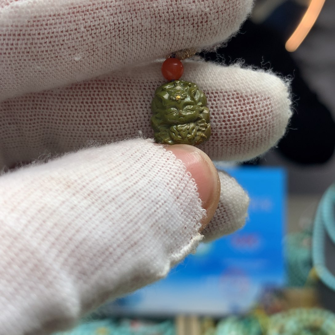 绿松石挂件未镶嵌