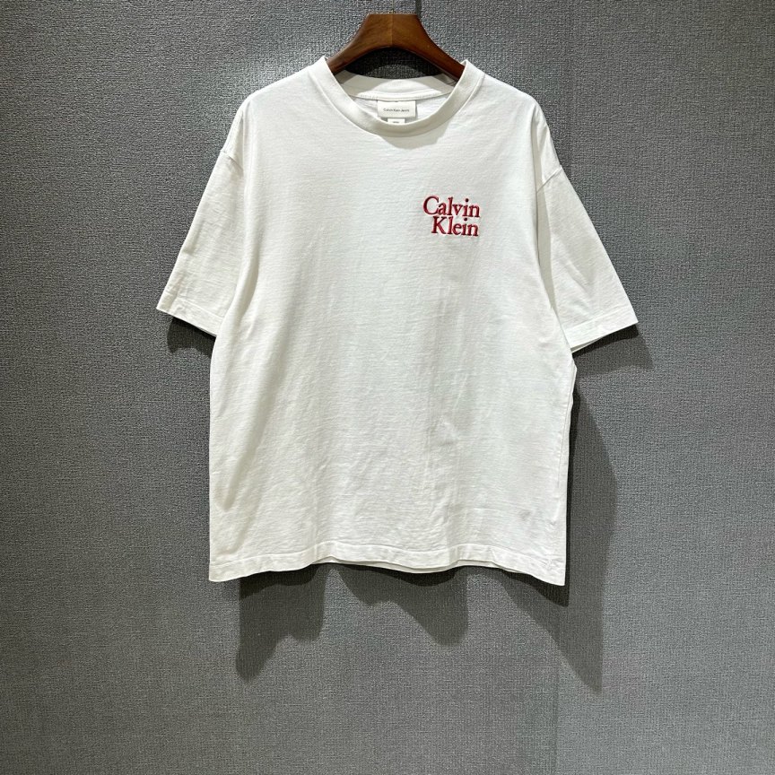 99新 maje  Calvin Klein（pm）字母刺绣短袖T恤 s码/0584