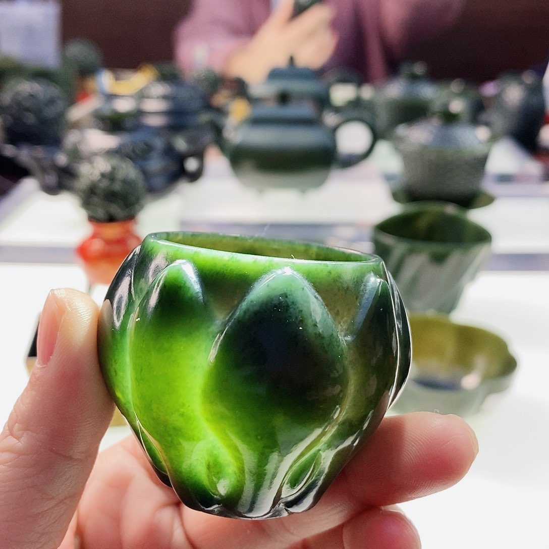 和田玉（青玉）摆件未镶嵌