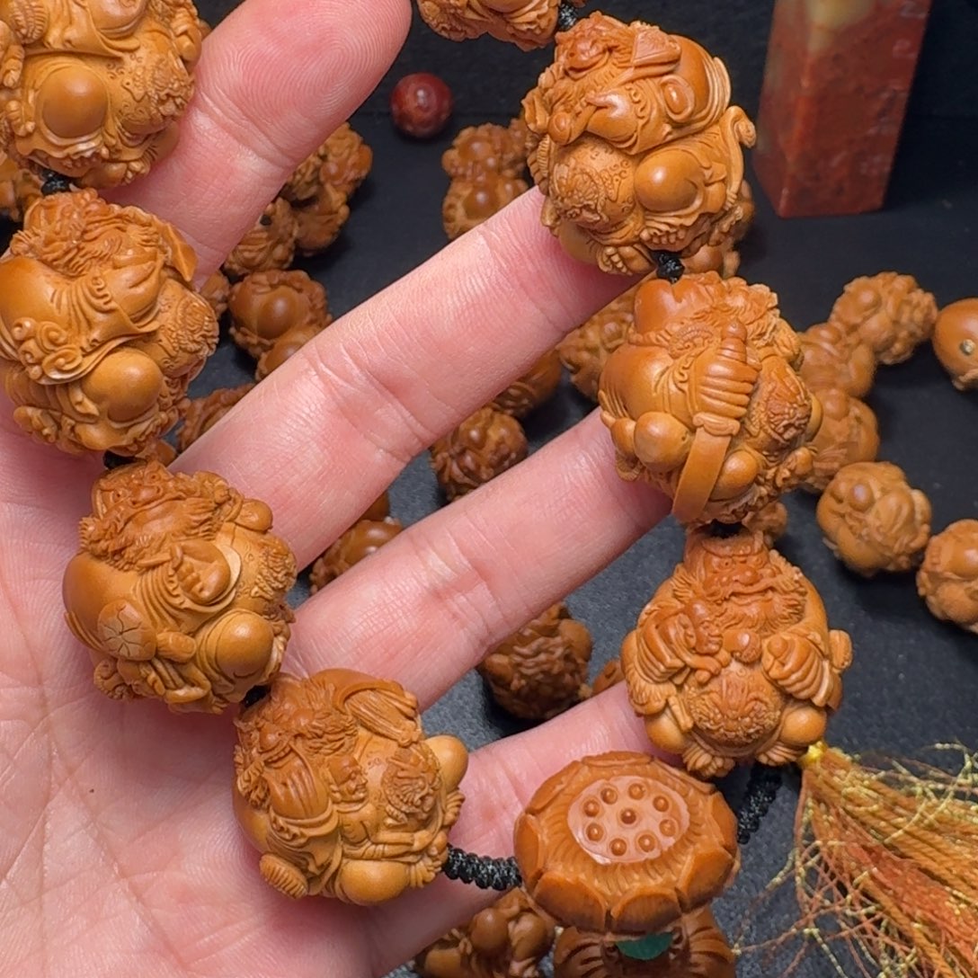 《***》橄榄核手串/手链钟馗