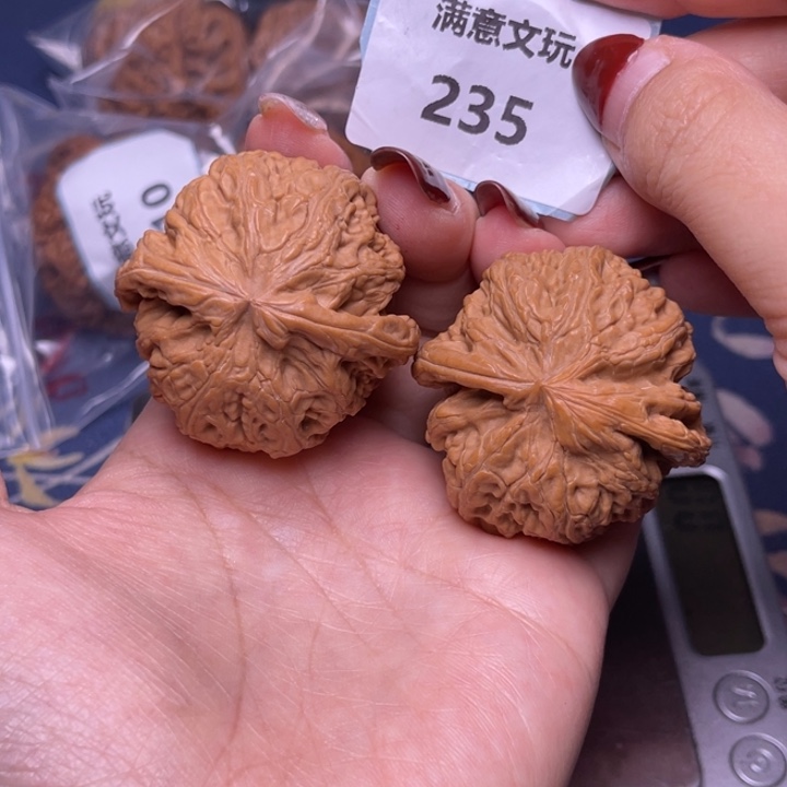 文玩核桃把件粗筋43.235