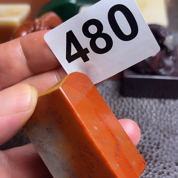 老挝石精美老挝田黄章