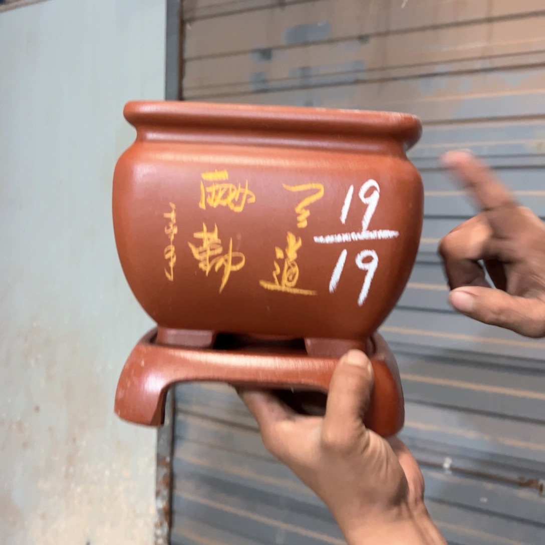 紫砂花盆紫砂花盆