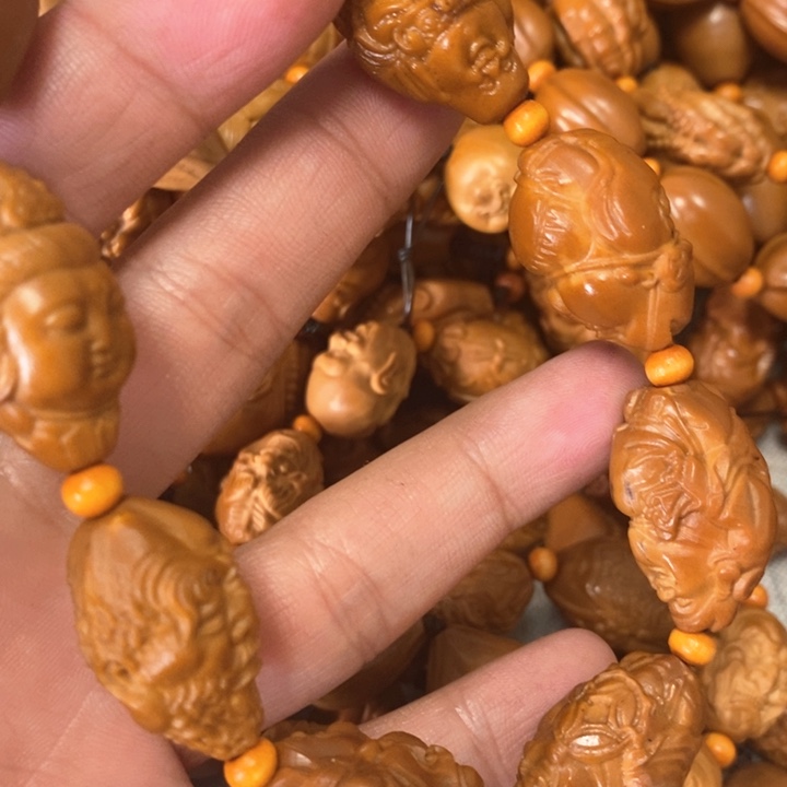 橄榄核手串/手链愤****?橄榄微瑕19号