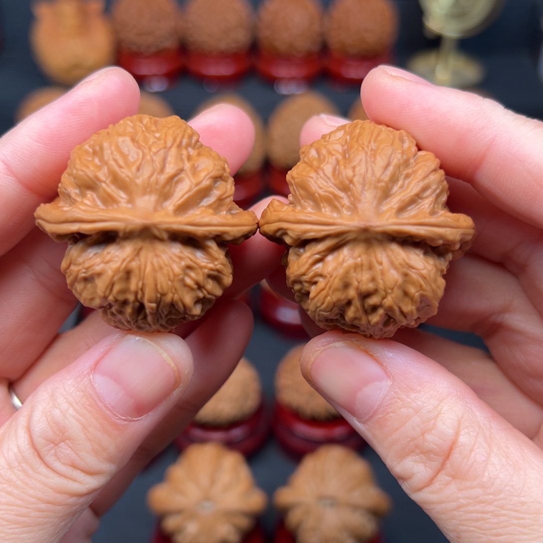 文玩核桃吊坠38全品野狼